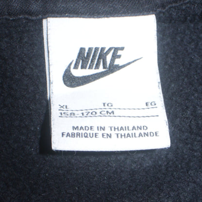 Nike Boys Black XL Pullover Hoodie Sweatshirt Cotton Blend