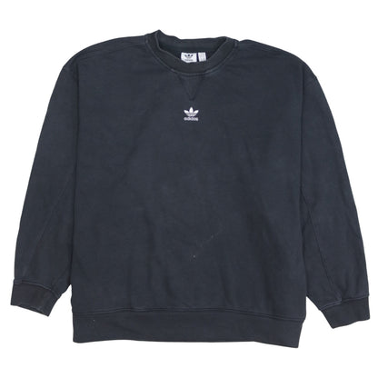 adidas Women's Black Crew Neck Pullover Sweatshirt Size 18