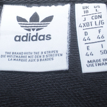 adidas Women's Black Crew Neck Pullover Sweatshirt Size 18