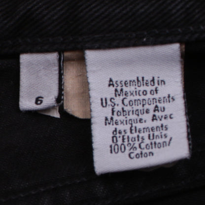 Calvin Klein Womens Black Straight Jeans Size 6 Regular Fit