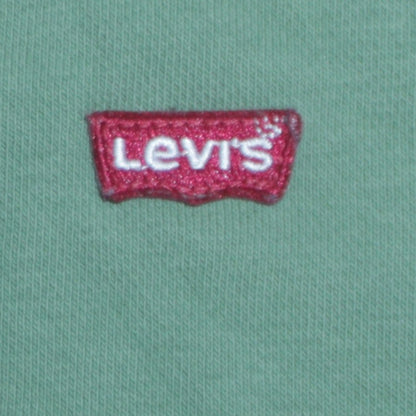 Levi's Men's Green Crew Neck Fleece Sweatshirt Size S Regular Fit