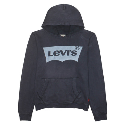 Levi’s Women’s Black Size 16 Cotton Logo Pullover Hoodie
