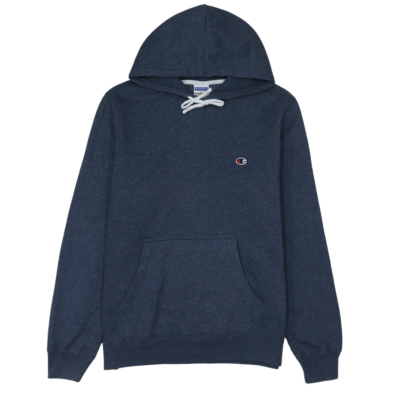 Champion Women’s Navy Blue Pullover Hoodie Large Cotton Blend