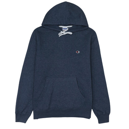 Champion Women’s Navy Blue Pullover Hoodie Large Cotton Blend