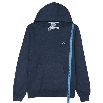 Champion Women’s Navy Blue Pullover Hoodie Large Cotton Blend