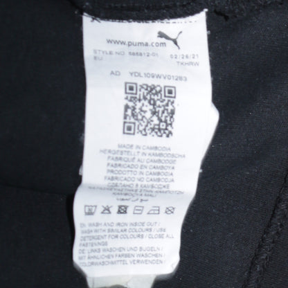 Puma Men's Black Full Zip Hoodie Size L Sports Fleece Jacket
