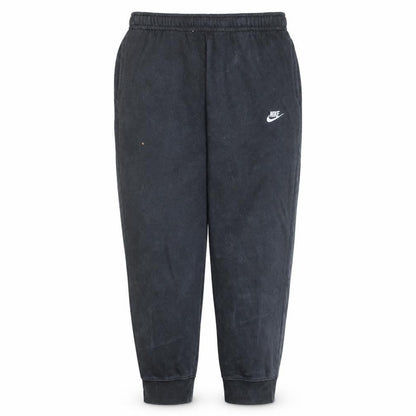 Front view of Nike Men's Black XL Jogger Sweatpants Fleece Activewear Trousers