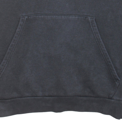 Adidas Men Black Pullover Hoodie L Fleece Sports Logo