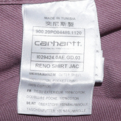 Carhartt WIP Men’s Purple Cotton Reno Shirt Jac L Workwear Jacket