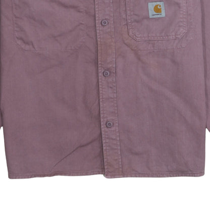 Carhartt WIP Men’s Purple Cotton Reno Shirt Jac L Workwear Jacket