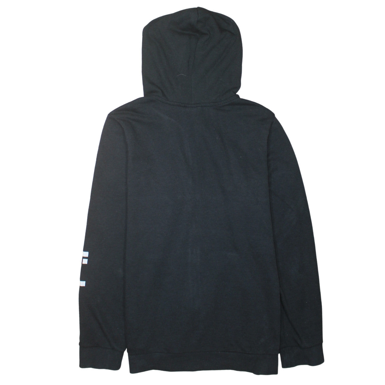 Adidas Womens Black Full Zip Hoodie Size 2XL Logo Sleeve Sportswear