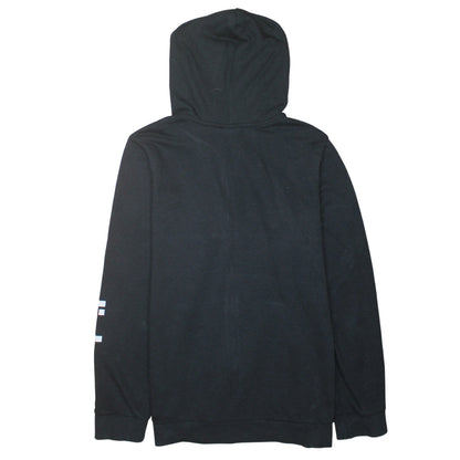Adidas Womens Black Full Zip Hoodie Size 2XL Logo Sleeve Sportswear