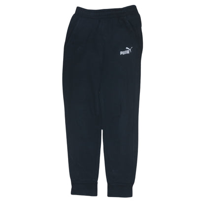 Puma Men's Black Jogger Sweatpants S Regular Fit Fleece Activewear