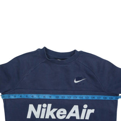 Nike Boys Navy Blue Air Logo Crew Neck Sweatshirt L 147-158cm
