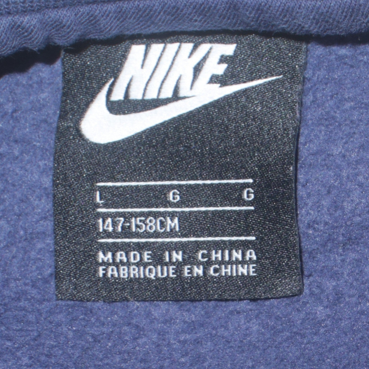 Nike Boys Navy Blue Air Logo Crew Neck Sweatshirt L 147-158cm