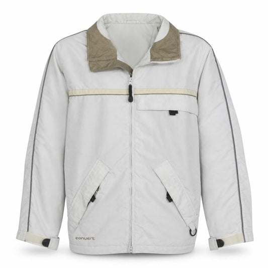 Columbia Men's Beige Full Zip Outdoor Hiking Jacket M
