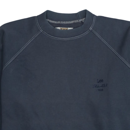 Lee Men's Blue Pullover Sweatshirt Size L Classic Crew Neck