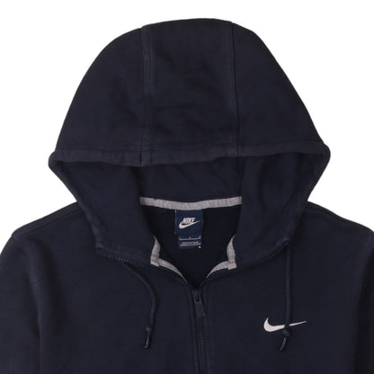 Nike Men's Blue Full Zip Hoodie Size L Sports Fleece Sweatshirt
