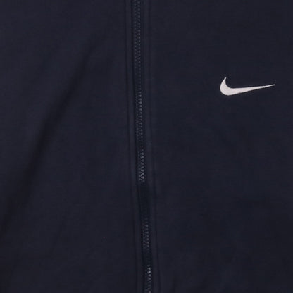 Nike Men's Blue Full Zip Hoodie Size L Sports Fleece Sweatshirt