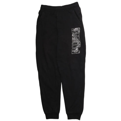 Puma Boys Black 13-14 Years Jogger Sweatpants Regular Fit Activewear