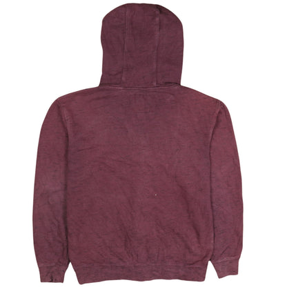 Vans Mens Red Full Zip Logo Hoodie Small Regular Fit