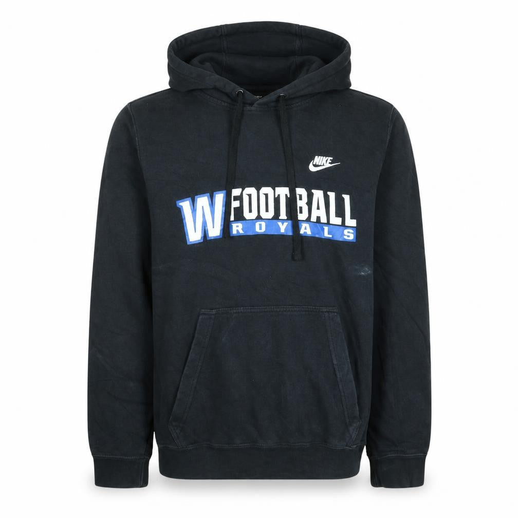 Nike Men's Black Small Pullover Hoodie Football Royals Graphic
