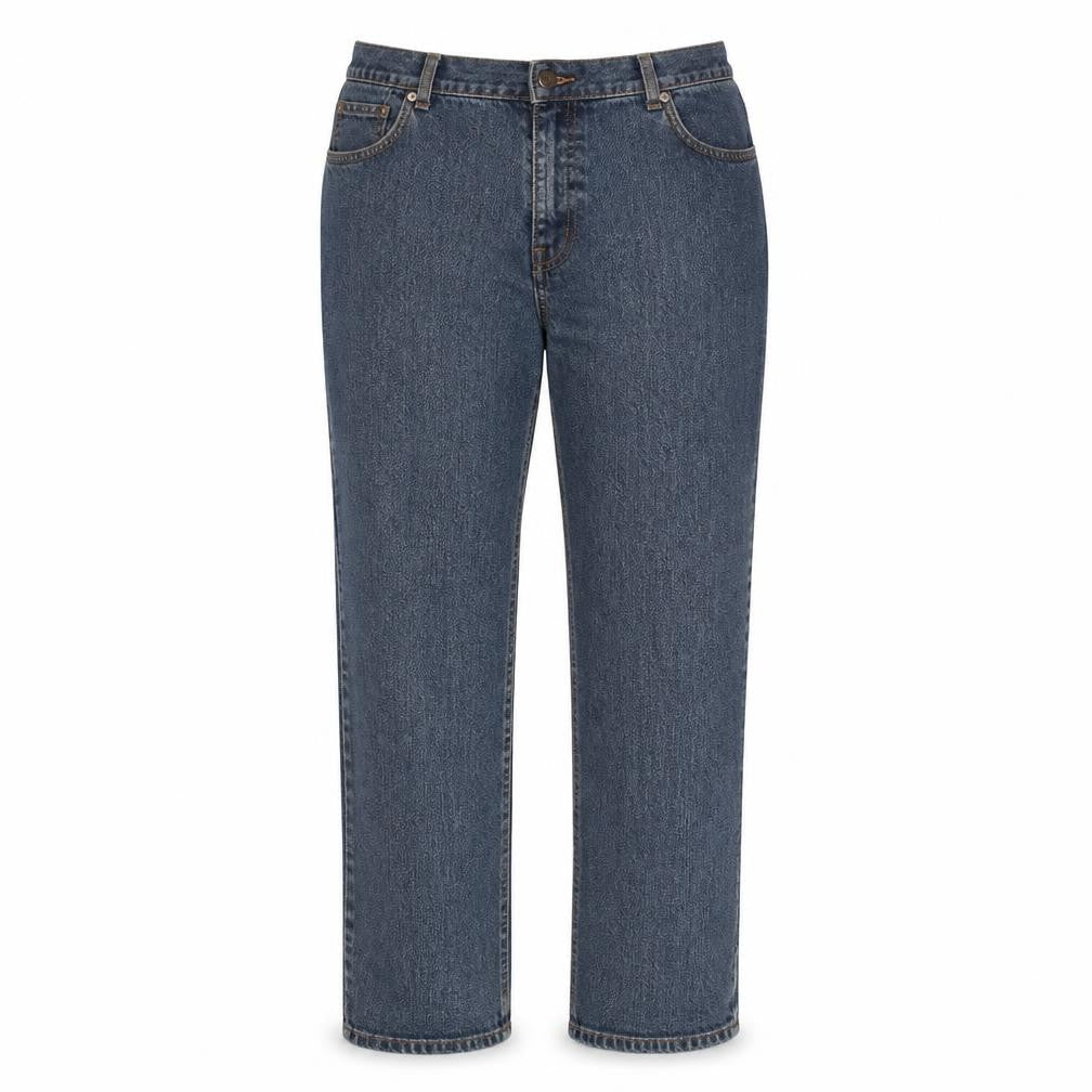 L.L.Bean Women's Blue Straight Leg Petite Jeans Size 12