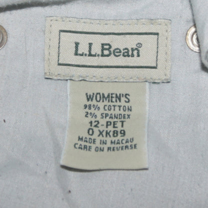 L.L.Bean Women's Blue Straight Leg Petite Jeans Size 12
