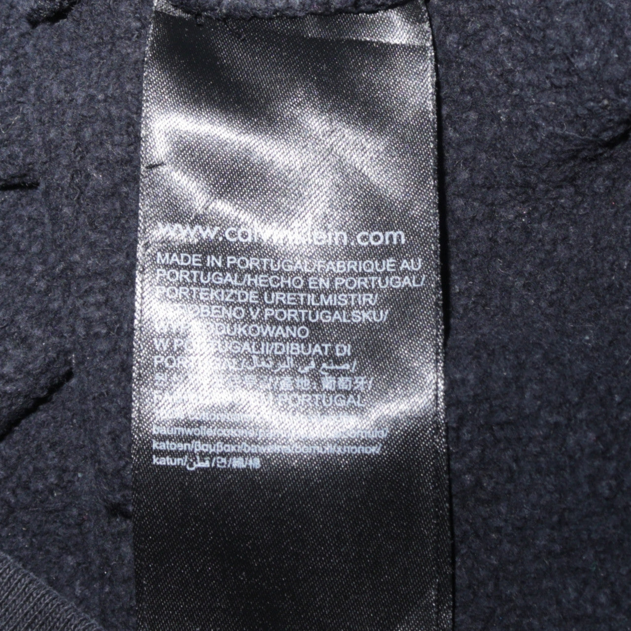 Calvin Klein Jeans Men's Black Small Pullover Logo Sweatshirt