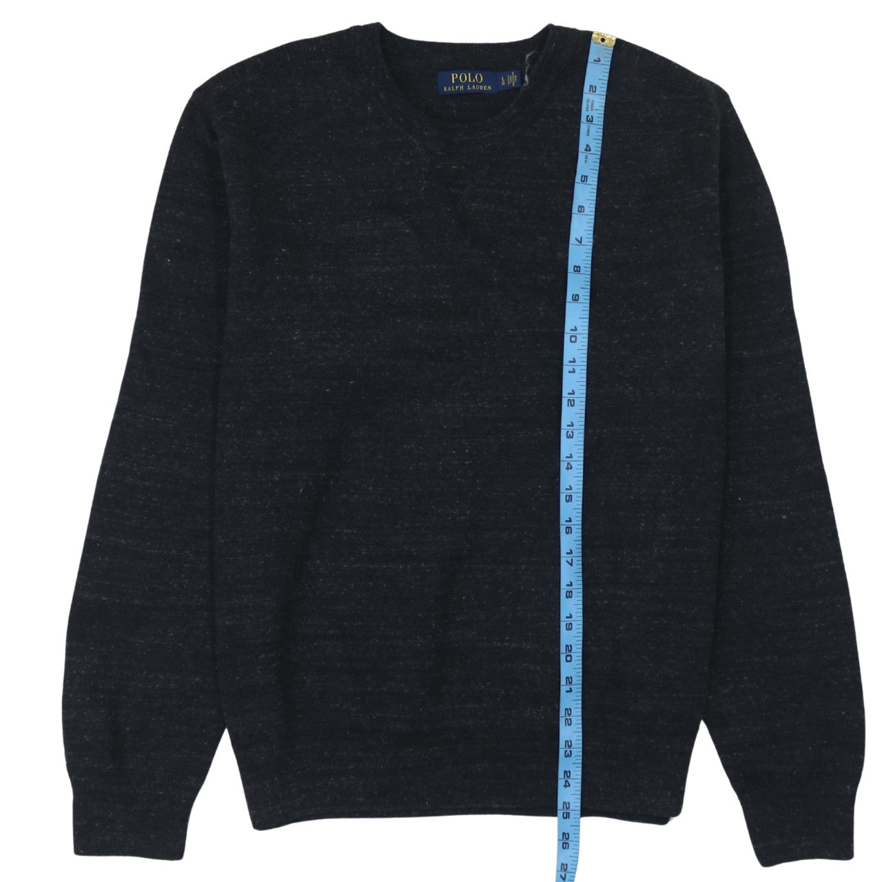 Polo Ralph Lauren Men's Black Cotton Crew Neck Jumper L