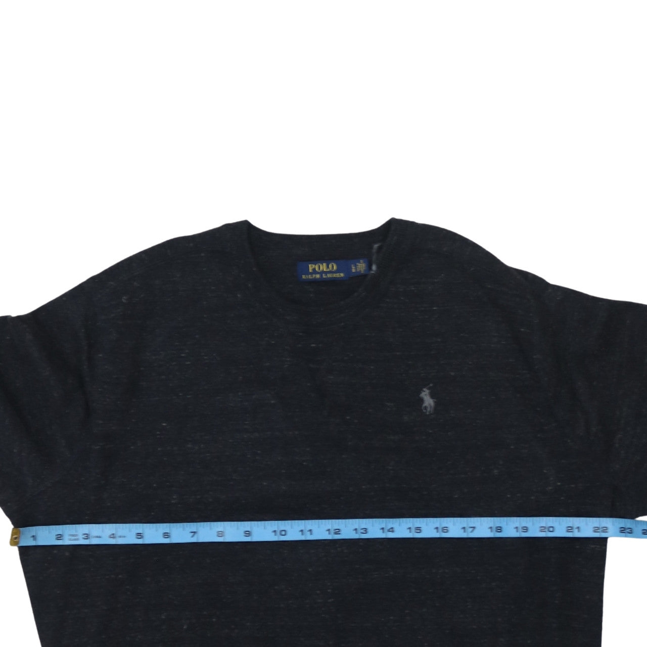 Polo Ralph Lauren Men's Black Cotton Crew Neck Jumper L