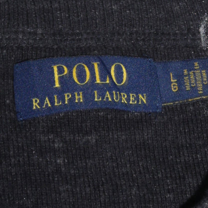 Polo Ralph Lauren Men's Black Cotton Crew Neck Jumper L