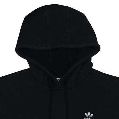 Adidas Womens Black Size 10 Pullover Hoodie with 3 Stripes Logo
