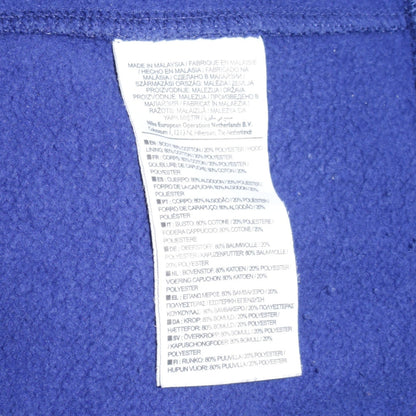 Nike Men's Blue Full Zip Hoodie XL Sports Fleece Sweatshirt