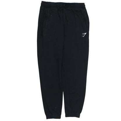 Gymshark Men's Black Jogger Trousers Size M Fleece Activewear