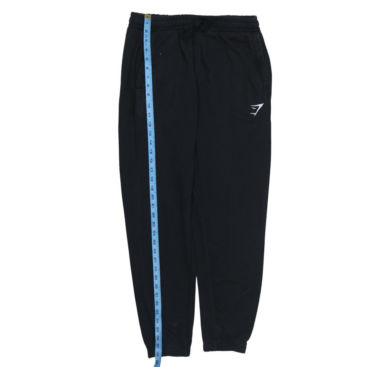 Gymshark Men's Black Jogger Trousers Size M Fleece Activewear