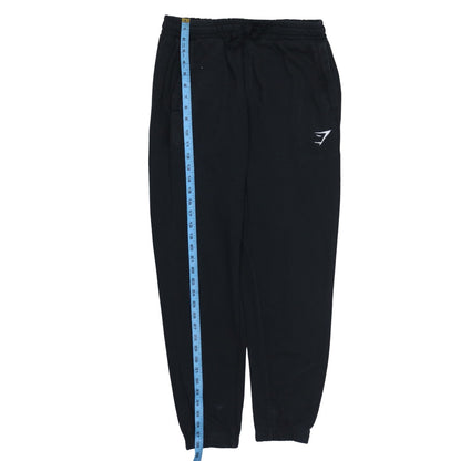Gymshark Men's Black Jogger Trousers Size M Fleece Activewear