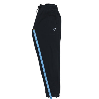 Gymshark Men's Black Jogger Trousers Size M Fleece Activewear