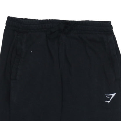 Gymshark Men's Black Jogger Trousers Size M Fleece Activewear