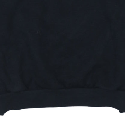 Adidas Womens Black 2XL Crew Neck Pullover Sweatshirt