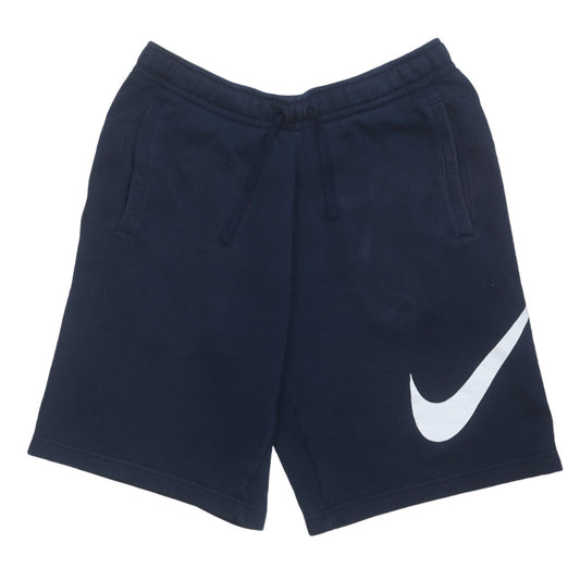 Nike Men's Blue M Regular Fit Sweat Shorts Drawstring Logo