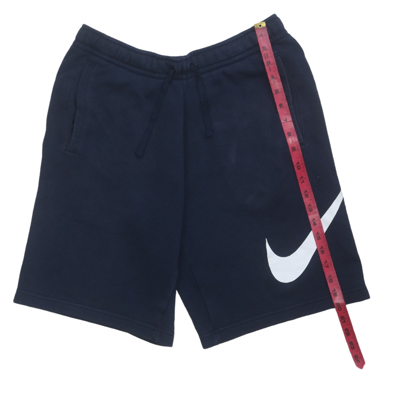 Nike Men's Blue M Regular Fit Sweat Shorts Drawstring Logo