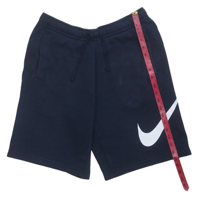 Nike Men's Blue M Regular Fit Sweat Shorts Drawstring Logo
