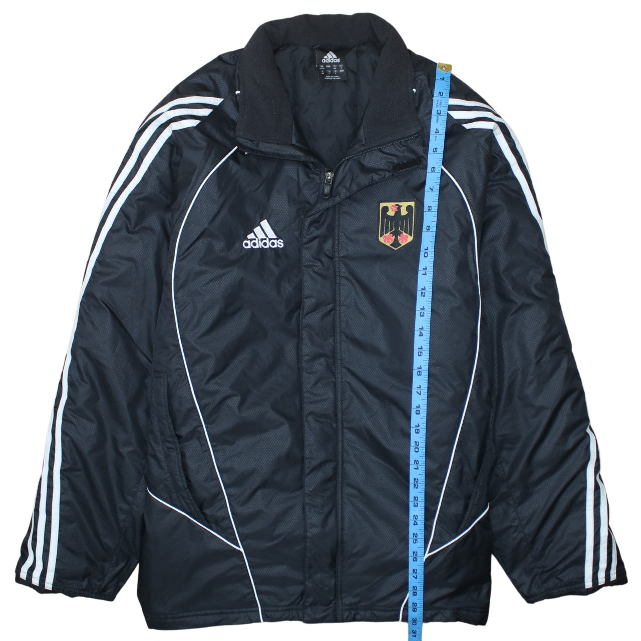 Adidas Men's Black Germany Football Lined Training Jacket Size 34
