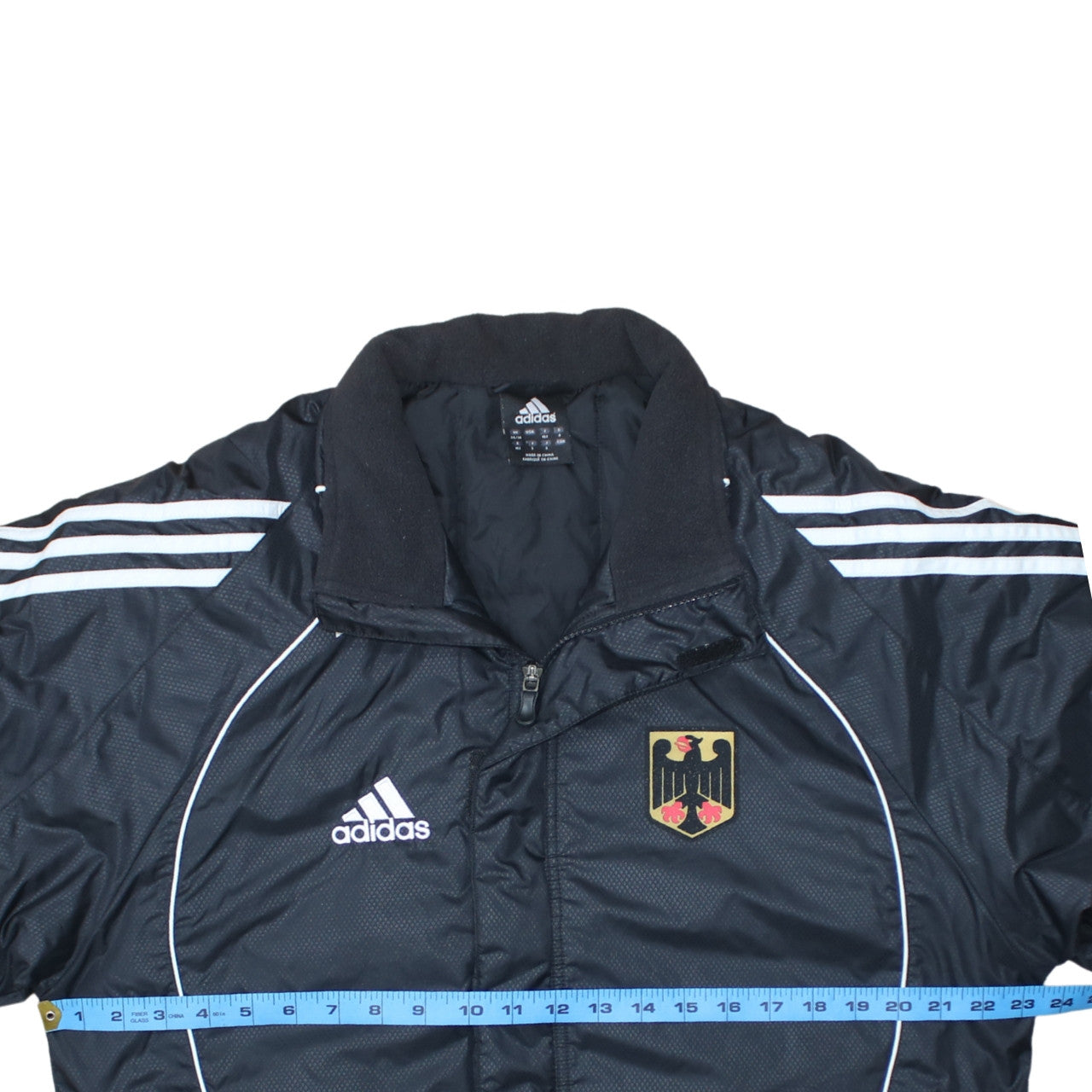 Adidas Men's Black Germany Football Lined Training Jacket Size 34