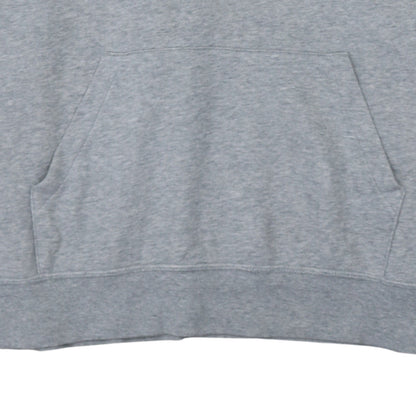 Nike Womens Grey Pullover Hoodie L Logo Fleece Sweatshirt
