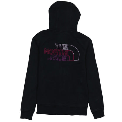 The North Face Womens Black Full Zip Hoodie Medium 100% Cotton