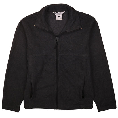 Columbia Men's Black Fleece Full Zip Jacket Size S Regular Fit