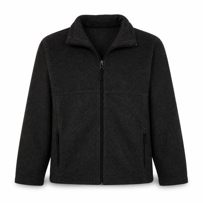 Columbia Men's Black Fleece Full Zip Jacket Size S Regular Fit