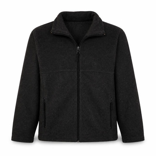 Columbia Men's Black Fleece Full Zip Jacket Size S Regular Fit
